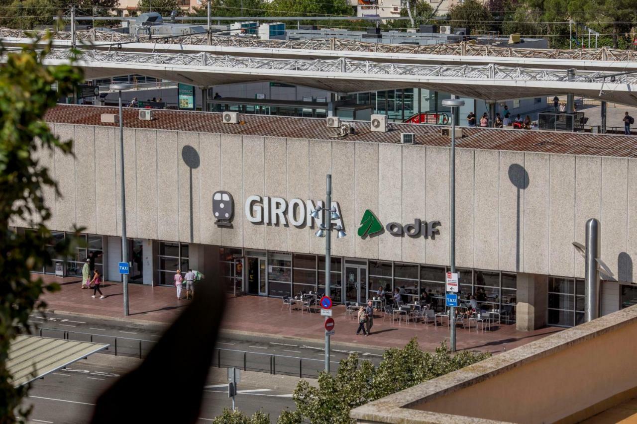 Ático con gran terraza en el corazón de Girona Apartamento Exterior foto